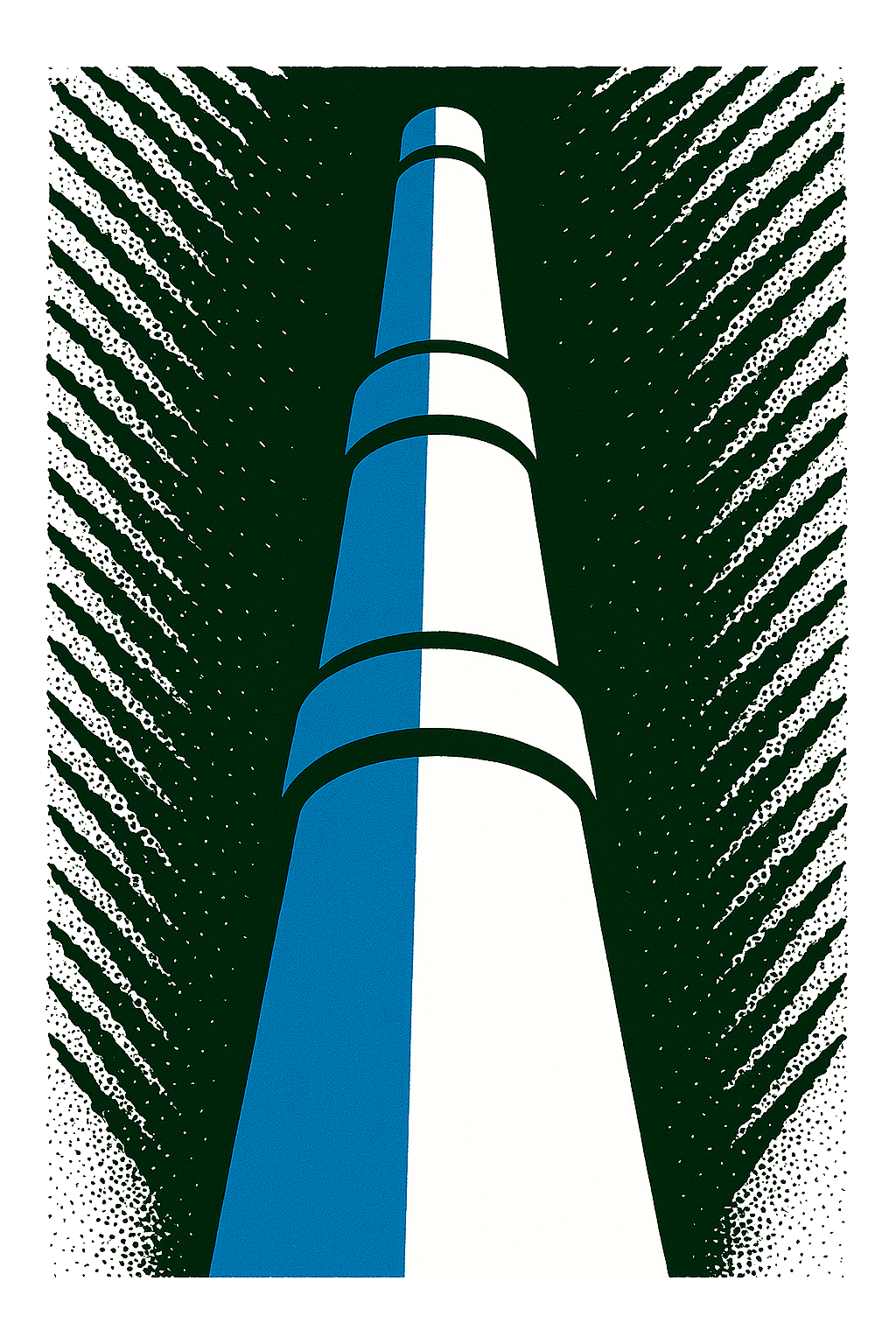 New PVC and conduit pipes in a deep trench.